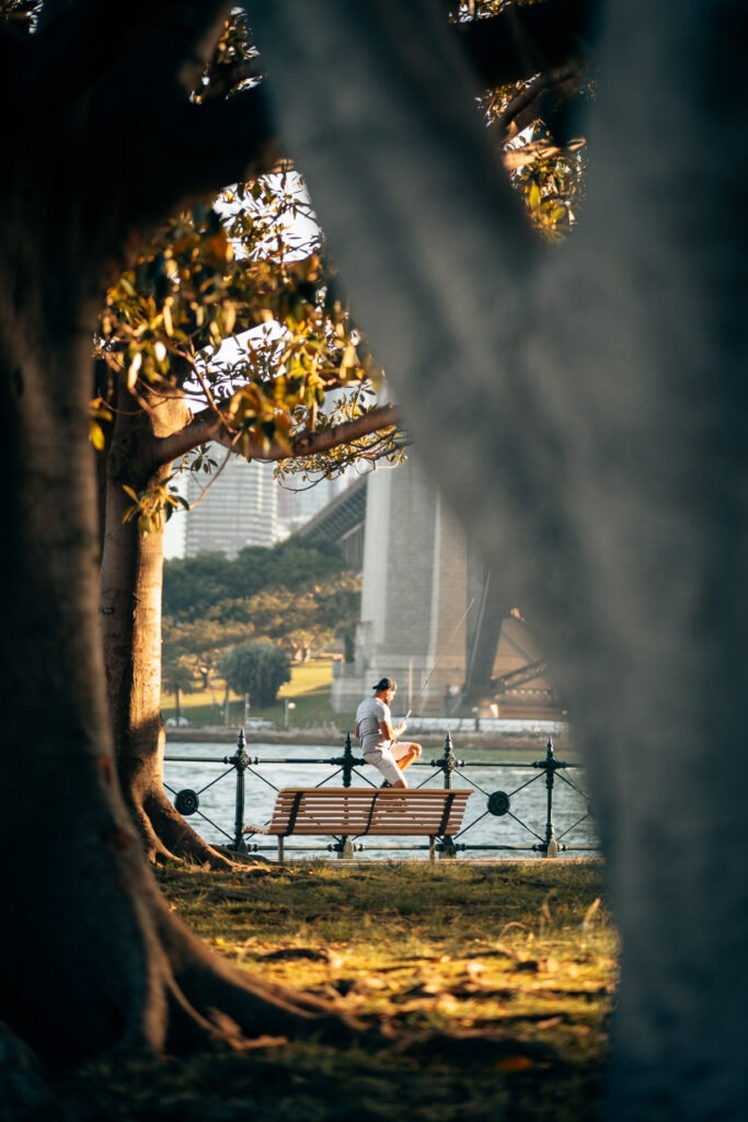 Angler im Olympic Park Sydney | Fotograf Stefan Sperl