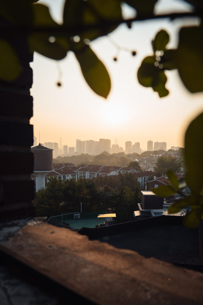 Sonnenuntergang in Seoul South Korea Urban Cityscape fotografiert von Stefan Sperl