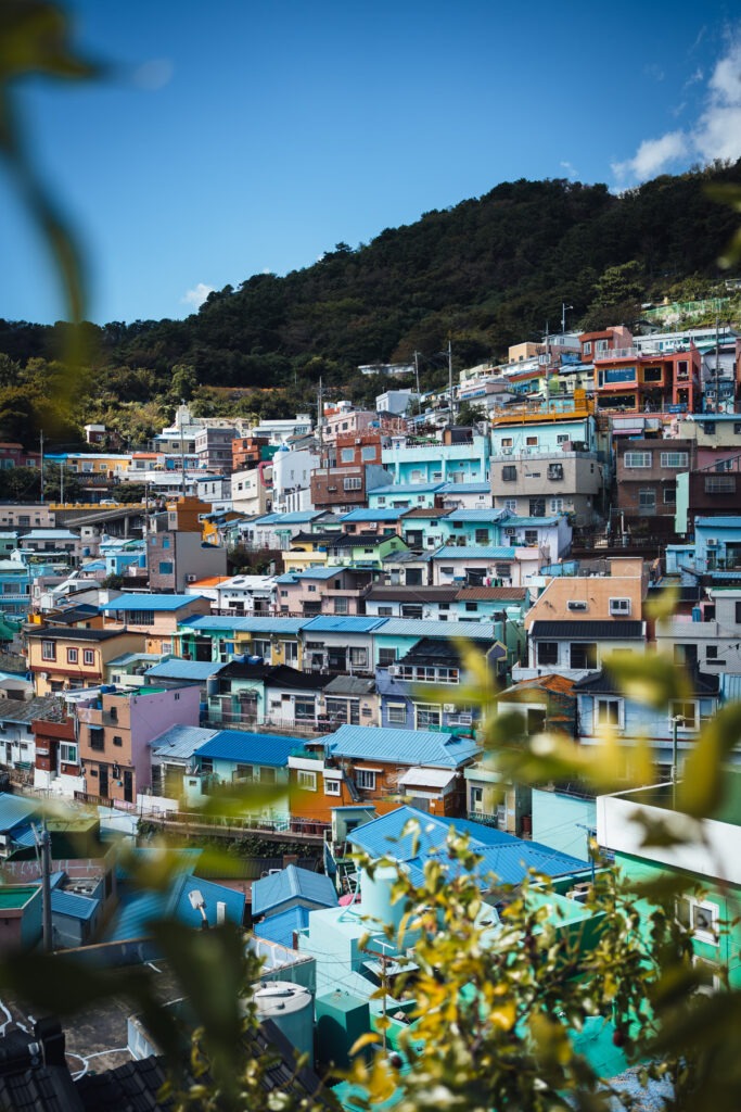 Urban Cityscape in Gamcheon Cultural Village in South Korea shot by Stefan Sperl