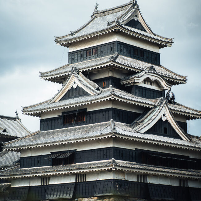 Castle Matsumoto in Japan // Close up