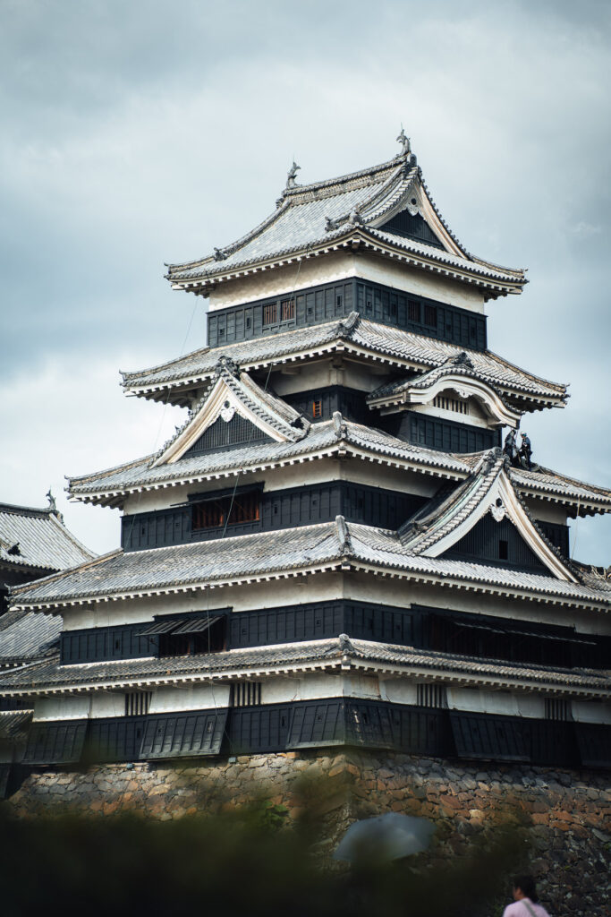 Castle Matsumoto in Japan // Close up