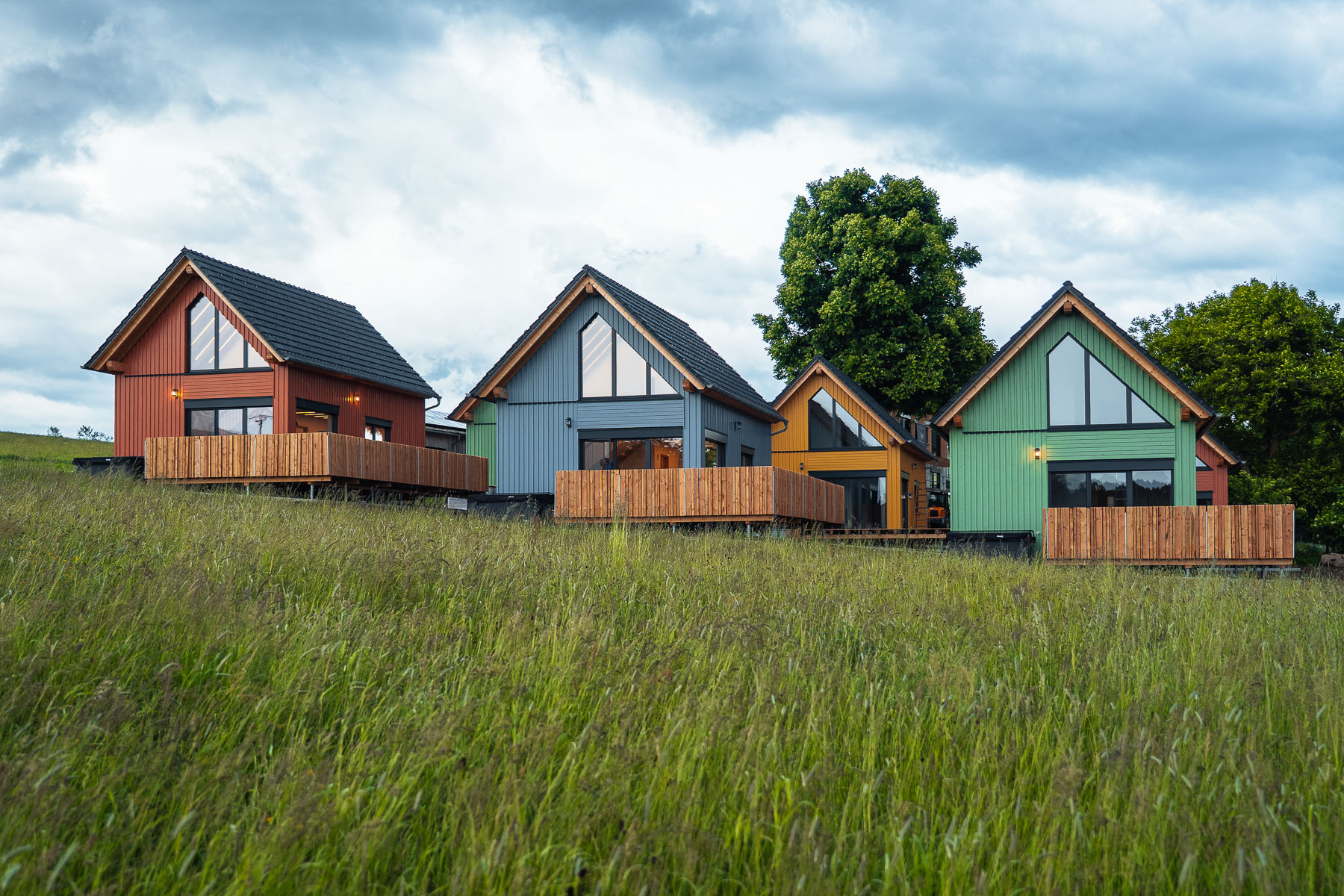 Exterior Architektur Fotografie Chalet Auszeit in Schönsee by Stefan Sperl